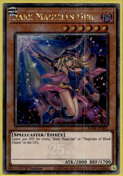 Yu-Gi-Oh! Dark Magician Girl EURO PRINT RA04-EN107 Quarter Century Rare - Image 1