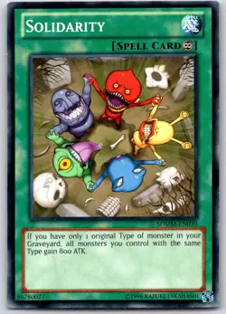 Solidarity SDMM-EN030 Unlimited LP Yu-Gi-Oh TCG - Image 1