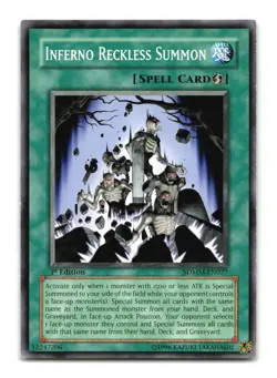 Inferno Reckless Summon - SDMM-EN027 1st Edition - YuGiOh-MP - Image 1