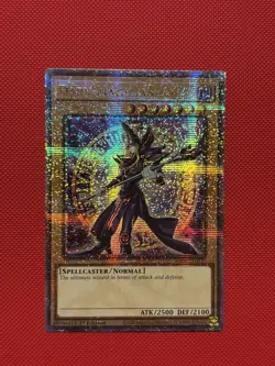 Dark Magician (8th Art) Quarter Century Secret Rare RA04-EN106 Stampede 1st Edit - Image 1