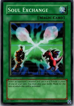 Soul Exchange SDY-041 Super Rare Starter Deck: Yugi Yu-Gi-Oh Unlimited LP - Image 1