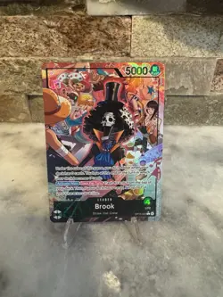 One Piece TCG OP15-022 Brook Alt Art Leader One Piece TCG English NM - Image 1
