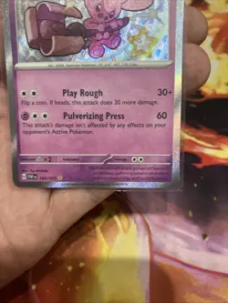 Tinkatuff 166/091 Pokemon Paldean Fates Baby Shiny Rare Near Mint - Image 5