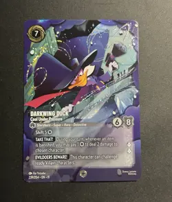 Disney Lorcana Darkwing Duck - Cool Under Pressure Enchanted Foil Alt Art EN - Image 1
