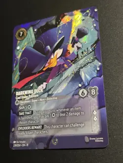 Disney Lorcana Darkwing Duck - Cool Under Pressure Enchanted Foil Alt Art EN - Image 2