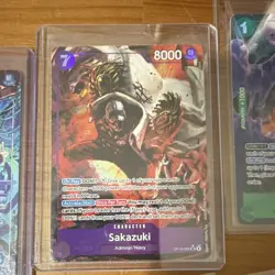 Bandai One Piece Card Game OP16 Foil Lot Teach Buggy Sakazuki Luffy - Image 3