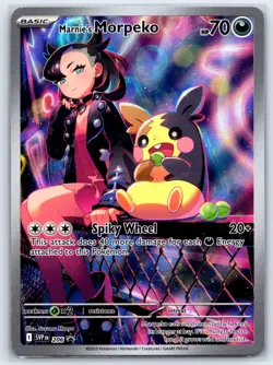 Marnie’s Morpeko Holo Rare SV: Scarlet & Violet Promo Cards 206 NM - Image 1