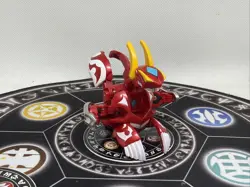 Bakugan Pyrus Flare Dragaon Bakutech & Card MG Japan Import Rare - Image 1