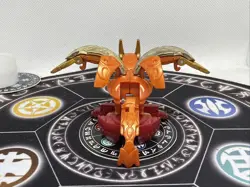 Bakugan BakuTech Pyrus G-Ganorada & Card Japan Import MG Rare - Image 3