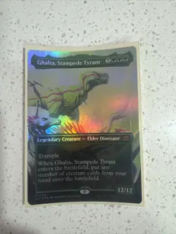 MTG ~ Ghalta, Stampede Tyrant (Borderless) - The Lost Caverns of Ixalan ~ FOIL - Image 1