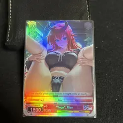 Rias Gremory Custom Holo Waifu Fan Art Trading Card High School DxD - Image 1