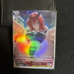Rias Gremory Custom Holo Waifu Fan Art Trading Card High School DxD - Image 2