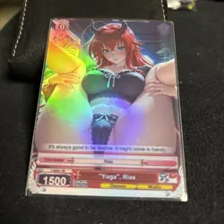 Rias Gremory Custom Holo Waifu Fan Art Trading Card High School DxD - Image 3