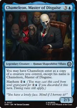 NM Chameleon, Master of Disguise, MTG, Marvel's Spider-Man, Magic, 27 - Image 1