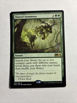 Shared Summons - Promo Pack: Core Set 2020 MTG M20 Plus Bonus Card!!! - Image 1