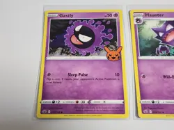 Pokemon Gastly Haunter Gengar 2022 Trick Or Trade Halloween Stamp Card - Image 2