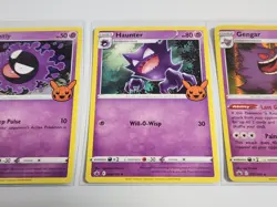 Pokemon Gastly Haunter Gengar 2022 Trick Or Trade Halloween Stamp Card - Image 3
