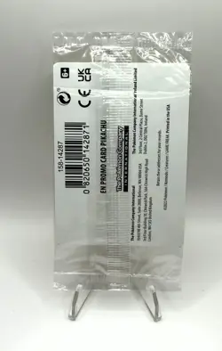 2022 Pokemon GO Pikachu 028/078 Cosmos Holo Sealed Promo Card - Image 2