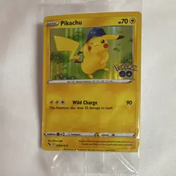 Pokemon Pikachu GO Promo Holo Rare Card 028/078 Sealed - Image 1