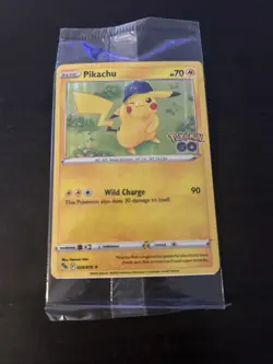 Pokemon Go Pikachu Holo Black Star Promo Card 028/078 Sealed New Pokemon - Image 1