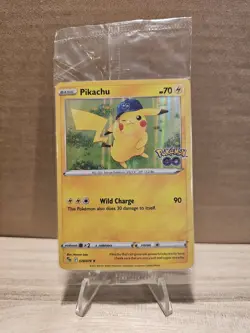 Pokemon/Pokemon GO Prerelease Pikachu Holo Foil Promo Card #028/078 Sealed - Image 1