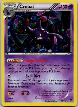 Crobat - 33/119 (Cosmos Holo) Promo Miscellaneous Cards & Products 033/119 LP Ho - Image 1