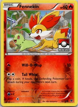 Fennekin - 10/124 (Pokemon League) Promo League & Championship Cards 010/124 LP - Image 1