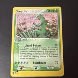Pokemon TCG Sceptile Rare Holo Card 11/109 Ruby & Sapphire - Image 1