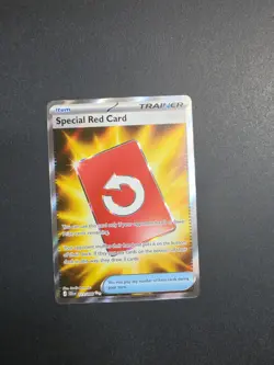Pokemon TCG Special Red Card 113/086 Chaos Rising Ultra Rare Full Art - Image 1
