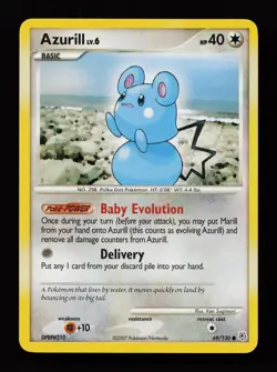 Azurill 69/130 Common Diamond & Pearl Pokemon Cards - Image 1