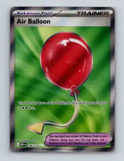 Air Balloon 166 2025 Pokemon Mega Evolution Full Art Ultra Rare Card NM+ (a) - Image 1