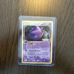 Pokemon Card Gengar 5/92 Legend Maker Reverse Holo Stamped - Image 1