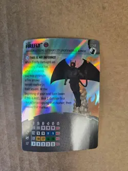 DC Heroclix FIREFLY L048 Fight For Gotham Legacy Card ** FREE SHIP! ** - Image 1
