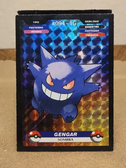 Gengar Prism Holo Creasler Peru Card Tcg Vtg Play Game Trade Collect Prism holo - Image 1