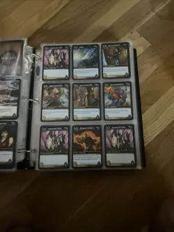 World of Warcraft wow tcg the card game lot bundle binder pages - Image 2