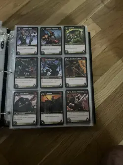 World of Warcraft wow tcg the card game lot bundle binder pages - Image 3