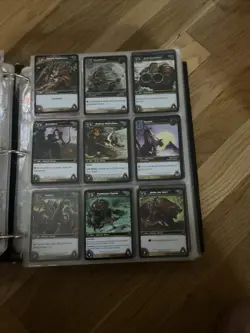 World of Warcraft wow tcg the card game lot bundle binder pages - Image 4