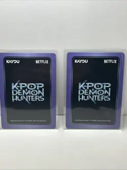 KAYOU K-Pop Demon Hunter Cards 2 URs With Autographs Baby&Abby - Image 4