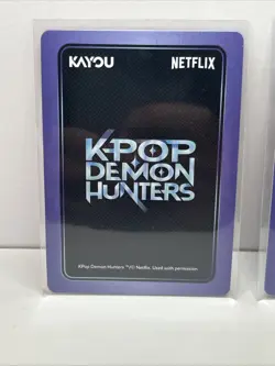 KAYOU K-Pop Demon Hunter Cards 2 URs With Autographs Baby&Abby - Image 5