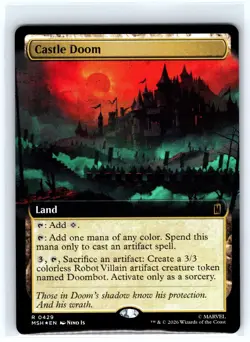 Castle Doom (Extended Art) 429 Marvel Super Heroes Magic: The Gathering Foil NM - Image 1