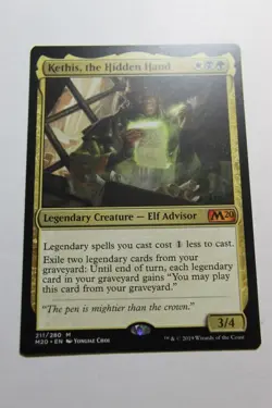 MTG Kethis the Hidden Hand x1- -Core Set 2020-Lightly Played - Image 1