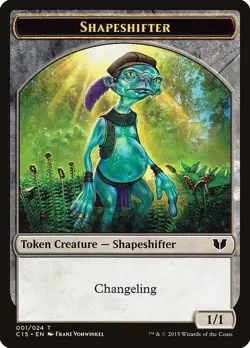 4x Shapeshifter / Shapeshifter double-sided Token - NM/LP - Commander 2015 - Image 1