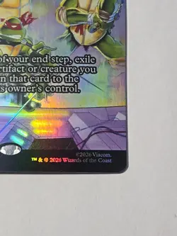 Teleportation Circle Borderless FOIL #2 TMNT X MTG - Image 4