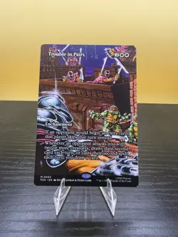 Trouble in Pairs (Borderless) Teenage Mutant Ninja Turtles Mythic 0003 Foil - Image 1