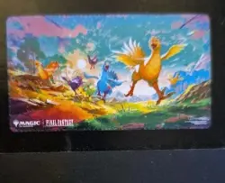 BRAND NEW! Ultra Pro Magic: The Gathering - Running Chocobos HOLOFOIL playmat - Image 1