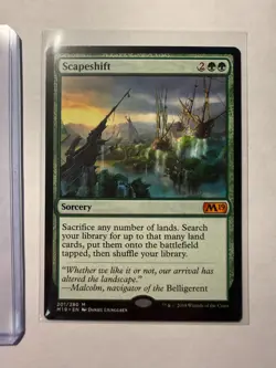 Scapeshift - M19 Core Set 2019 Regular MTG NM Near Mint Unplayed - Image 1