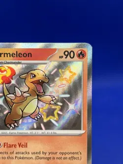 Pokemon SV Paldean Fates Charmeleon 110/091 Baby Shiny Rare NM - PRINT LINE - Image 5