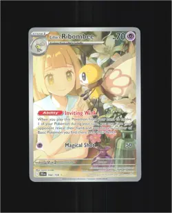 Lillie's Ribombee 164/159 Illustration Rare Journey Together Pokemon Holo NM - Image 1