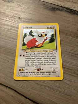 Delibird 05/64 Neo Revelation Holo Pokemon Card - Image 1