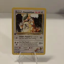 Pokemon 1st Edition Gym Heroes - Blaine's Kangaskhan 36/132 - Uncommon - NM/VLP - Image 1